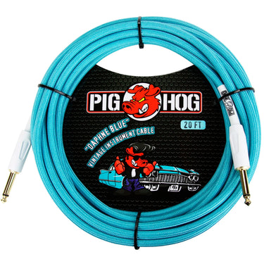 Cable Pig Hog Pch20db Plug A Plug Para Instrumento Daphne Blue 6.10m